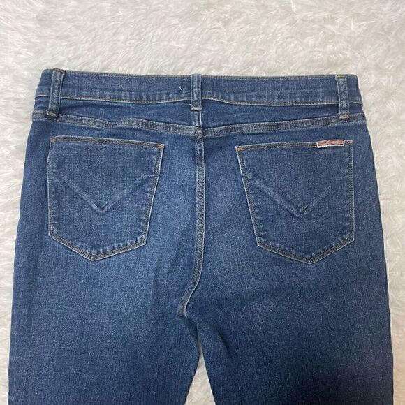 Hudson Krista Ankle Super Skinny Jeans Denim Womens Size 31 Raw Hem - Picture 11 of 11